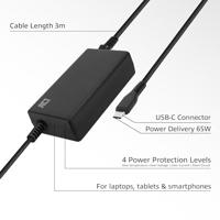 ACT usb-c laptoplader met power delivery profielen 65w - thumbnail