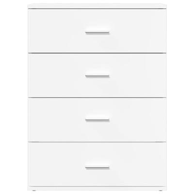 Dressoir 60x39x80 cm bewerkt hout wit Dressoir 60x39x80 cm bewerkt hout wit