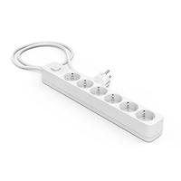 Hama 00116078 Stekkerdoos met schakelaar Wit Randaarde stekker 1 stuk(s) - thumbnail