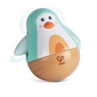 Muzikale culbuto pinguïn HAPE turquoiseblauw - thumbnail