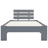 Bedframe massief grenenhout grijs 90x200 cm - thumbnail