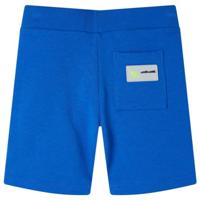 Kindershort met trekkoord 104 blauw - thumbnail