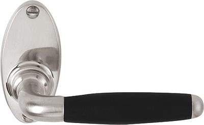 Formani TIMELESS 1932GRO deurkruk geveerd op rozet - mat nikkel/ebbenhout