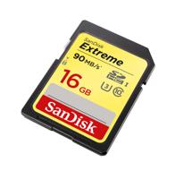 Sandisk 16GB Extreme SDHC U3/Class 10 2-pack flashgeheugen Klasse 10 UHS-I - thumbnail