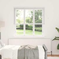 Raam Blind met gordijnen Anders Wit 80 x 130 cm Aluminium - thumbnail