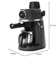 Black+Decker BXCO800E (800 W) espressomachine met kolf - thumbnail