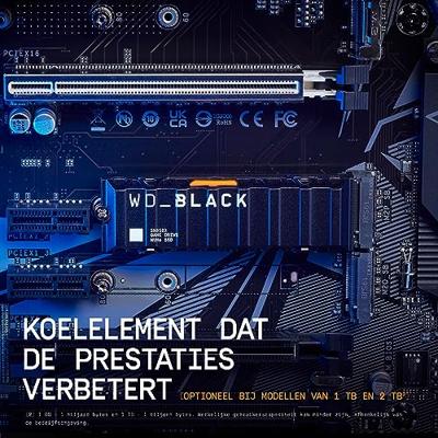 Western Digital WD_Black™ SN850X 2 TB NVMe/PCIe M.2 SSD 2280 harde schijf PCIe NVMe 4.0 x4 Retail WDS200T2XHE