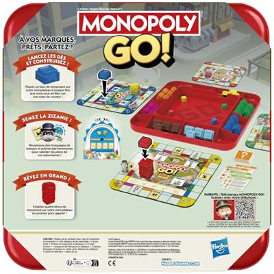 Monopoly Go, Bordspel vanaf 8 jaar, Familiebordspel Monopoly Go, Bordspel vanaf 8 jaar, Familiebordspel