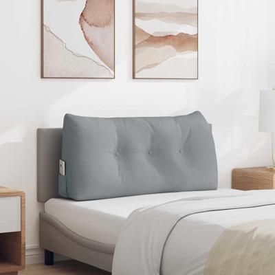 Rugkussen Lichtgrijs 100 x 24 x 50 cm Stof Rugkussen Lichtgrijs 100 x 24 x 50 cm Stof