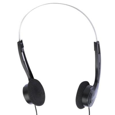 Vivanco SR 3030 stereo hoofdtelefoon (101dB, 3,5 mm jackstekker, 1,1 m) zwart