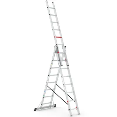 Wixor Professionele Ladder Aluminium 3x8