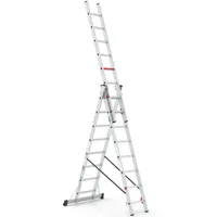 Wixor Professionele Ladder Aluminium 3x8 - thumbnail