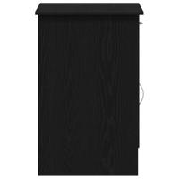 Bureau met lade Zwart Eiken 100 x 50 x 76 cm Bewerkt hout - thumbnail