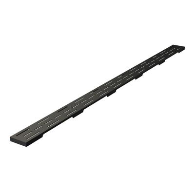 Douchegootrooster Brauer StanGrid Zwart Standaard tbv Douchegoot STD/W/PS 120x7 cm Brauer Douchegootrooster Brauer StanGrid Zwart Standaard tbv Douchegoot STD/W/PS 120x7 cm Brauer