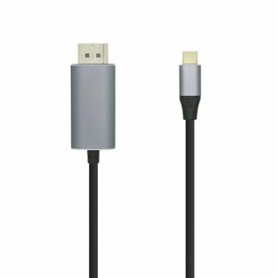 USB-kabel Aisens A109-0395 1,8 m Zwart