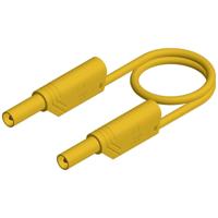 SKS Hirschmann MLS WS 100/1 ge Veiligheidsmeetsnoer Banaanstekker 4 mm Banaanstekker 4 mm 1.00 m Geel 1 stuk(s) - thumbnail
