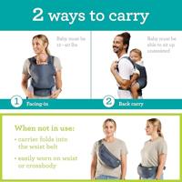 Infantino 2-in-1 draagzak baby - thumbnail