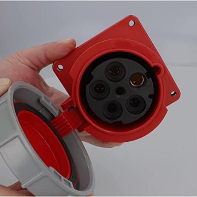 PCE Power Twist 345-6 CEE-opbouwdoos 125 A 5-polig 400 V 1 stuk(s)