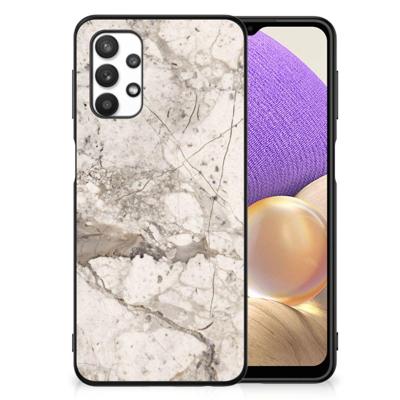 Samsung Galaxy A32 5G Marmeren Print Telefoonhoesje Marmer Beige