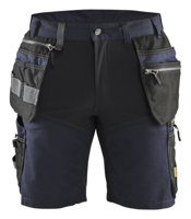 Blåkläder Short met stretch 15981860 | Donker marineblauw/Zwart | Maat 62 - 7330509838341 - thumbnail