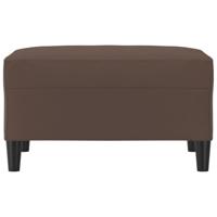 Voetenbank 70x55x41 cm kunstleer bruin - thumbnail