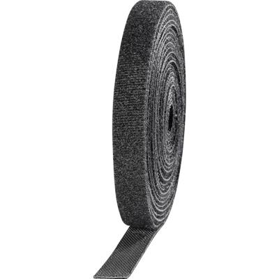 TOOLCRAFT KL10X3000C Klittenband Om te bundelen Haak- en lusdeel (l x b) 3000 mm x 10 mm Zwart 4 stuk(s)