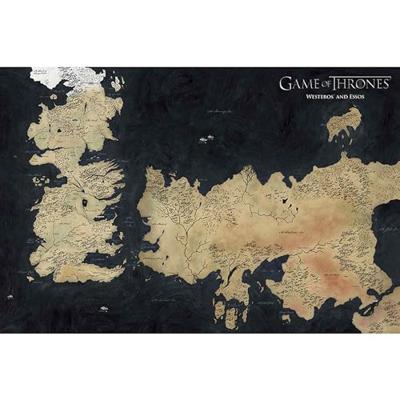 Poster Game of Thrones - Westeros Map 91,5x61cm