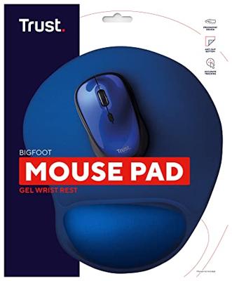 Trust BigFoot Muismat Polssteun Blauw