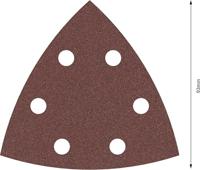 Bosch Accessories Bosch Power Tools 2608621688 Deltaschuurpapier Korrelgrootte (num) 180 (l x b) 93 mm x 93 mm 5 stuk(s) - thumbnail