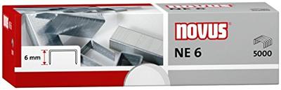 Novus Office 042-0001 Type nietje: NE 6 Nietjes 5000 stuk(s) Nietcapaciteit: 25 vel (80 g/m²) - thumbnail