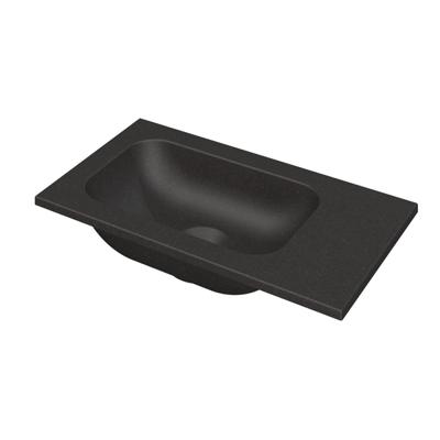 INK - Fontein Quartz Zonder Kraangat Universeel - 400x220x10 mm - Zwart