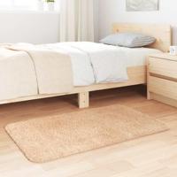 Hoogpolig vloerkleed NAVARRA 60x100 cm polyester beige - thumbnail