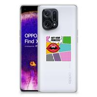 OPPO Find X5 | Sillicone Back Cover | Popart Princess - thumbnail
