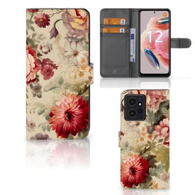 Hoesje voor Xiaomi Redmi Note 12 4G Bloemen Hoesje voor Xiaomi Redmi Note 12 4G Bloemen