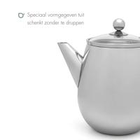 Bredemeijer Duet Eva Theepot 1.1L Glanzend/Zilver - thumbnail