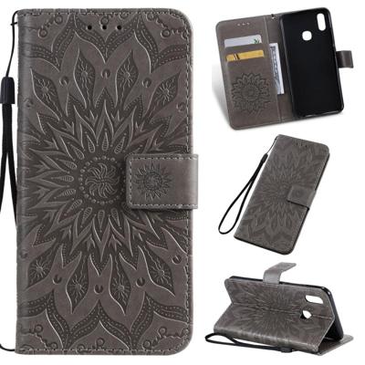 Gedrukt afdrukken zonnebloem patroon horizontale Flip PU lederen draagtas voor vivo Y93/Y91/Y95 met houder & kaartsleuven & portemonnee & Lanyard (gr Gedrukt afdrukken zonnebloem patroon horizontale Flip PU lederen draagtas voor vivo Y93/Y91/Y95 met houder & kaartsleuven & portemonnee & Lanyard (gr