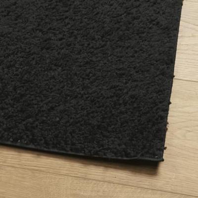 VidaXL Vloerkleed pamplona shaggy hoogpolig modern 160x230 cm zwart