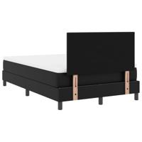 Bedframe met matras met matras Zwart 120 x 200 cm Kunstleer - thumbnail
