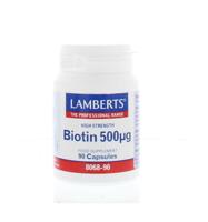 Lamberts Vitamine B8 500mcg (biotine) 90 Vegetarische capsules - thumbnail