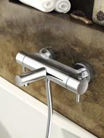 Hotbath Buddy/Laddy Thermostatische Badkraan met Uitloop Chroom B022 - thumbnail