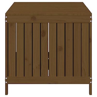 Tuinbox 147x68x64 cm massief grenenhout honingbruin