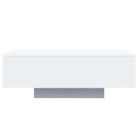 Salontafel met LED-verlichting 85x55x31 cm wit - thumbnail