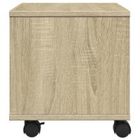 Printerkastje met wielen 41x32x34,5 cm sonoma eikenkleurig - thumbnail