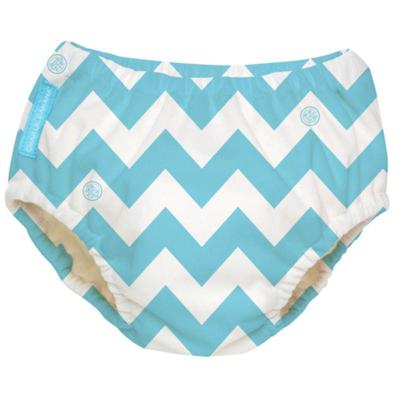 Charlie Banana 2-in-1 Zwemluier en Oefenbroekje- Blue Chevron Maat M Charlie Banana 2-in-1 Zwemluier en Oefenbroekje- Blue Chevron Maat M
