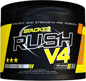 RUSH V4 30servings Fruit Punch RUSH V4 30servings Fruit Punch