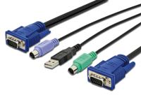 Digitus DS-19233 toetsenbord-video-muis (kvm) kabel - thumbnail