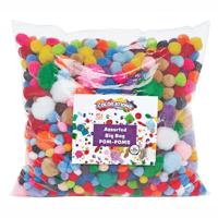 Colorations - zak pompoms 450 gram, 1200st. - thumbnail