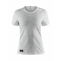 Craft 1907389 Community Mix Ss Tee W - grey melange - XL - thumbnail