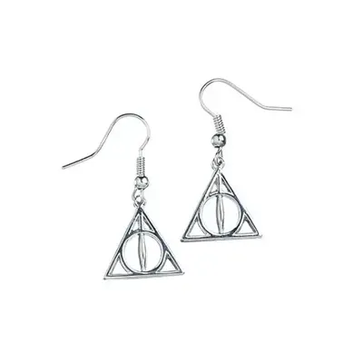 Harry Potter Oorbellen - Deathly Hallows - Verzilverd