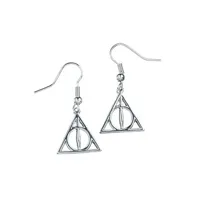 Harry Potter Deathly Hallows Earrings (silver plated) - thumbnail